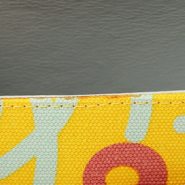 Chanel Around 2003 Made Cotton Flower Design Print Classic Flap Chain Bag 25Cm Yellow/Soft Blue/Multi