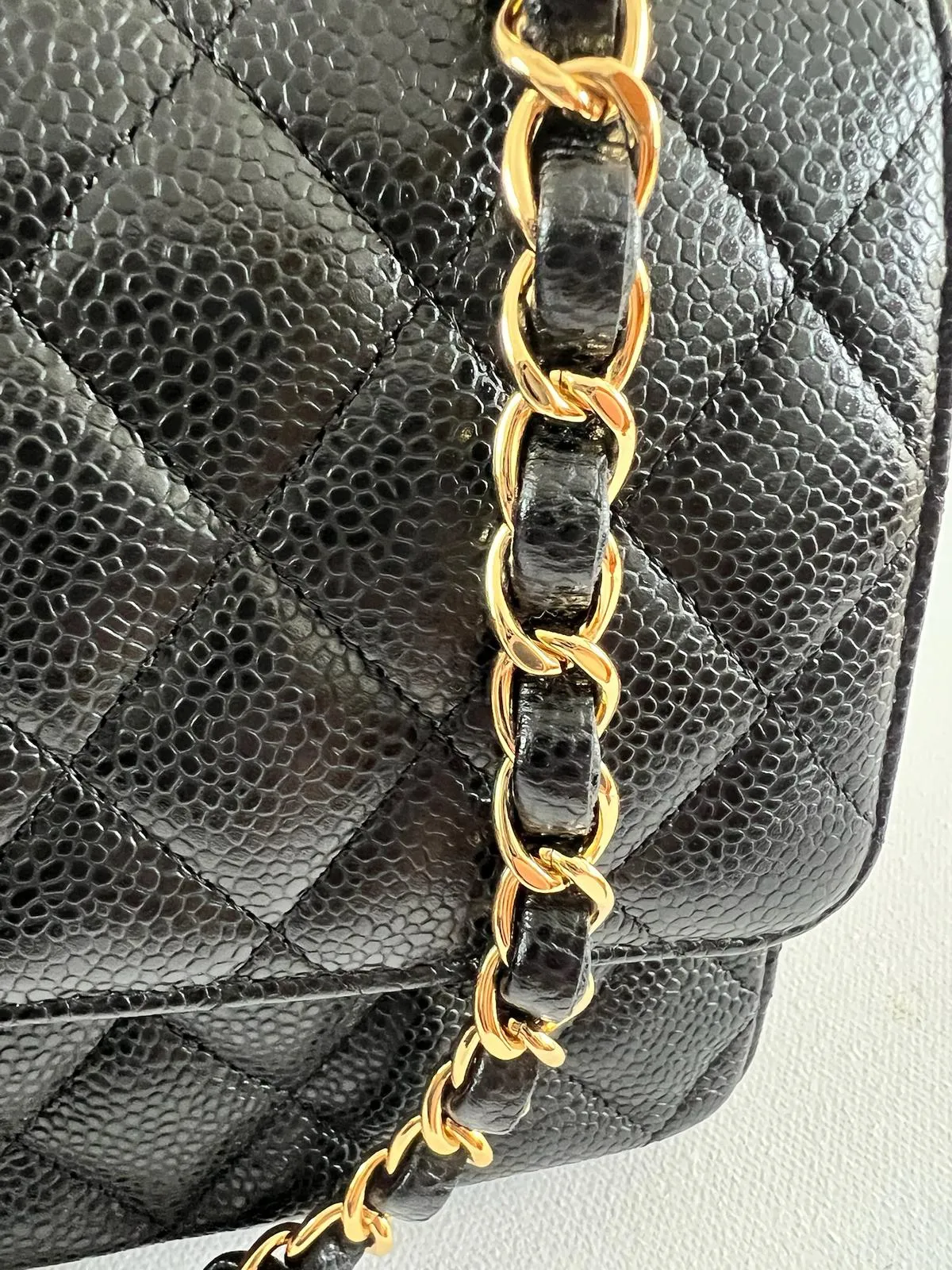 Chanel Classic Double Flap Medium in Black Caviar Leather with Gold Hardware 2021