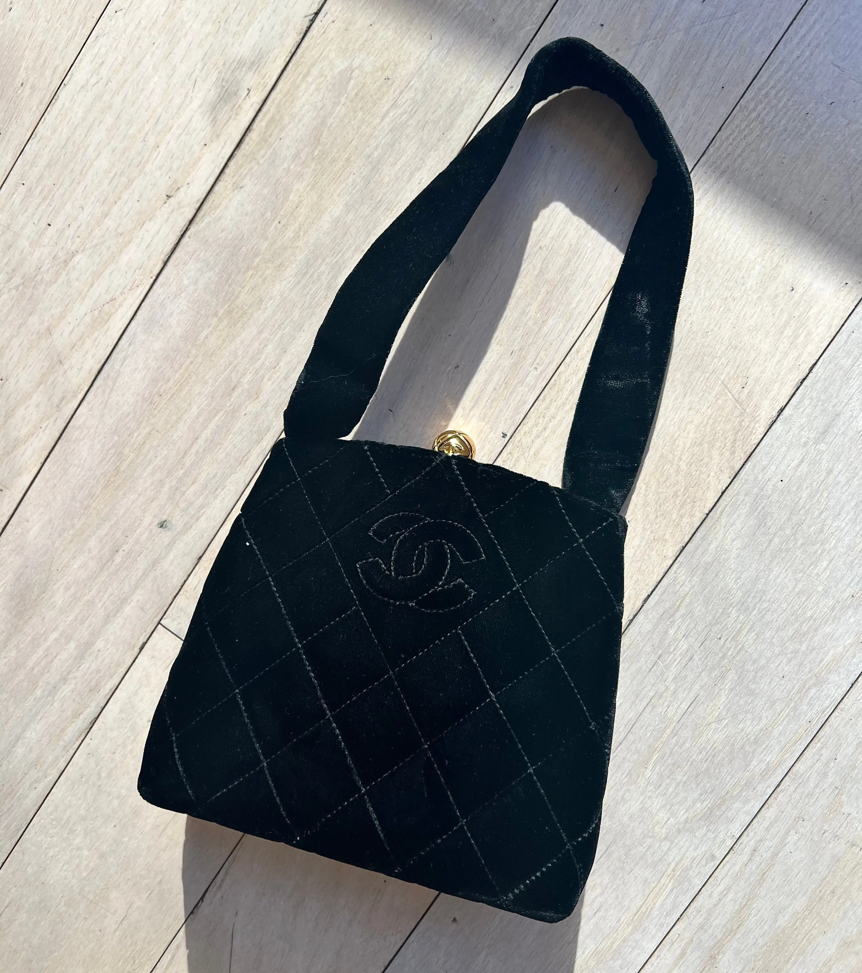Chanel Vintage Velvet Evening Purse
