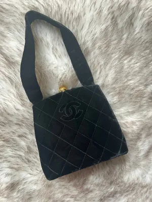 Chanel Vintage Velvet Evening Purse