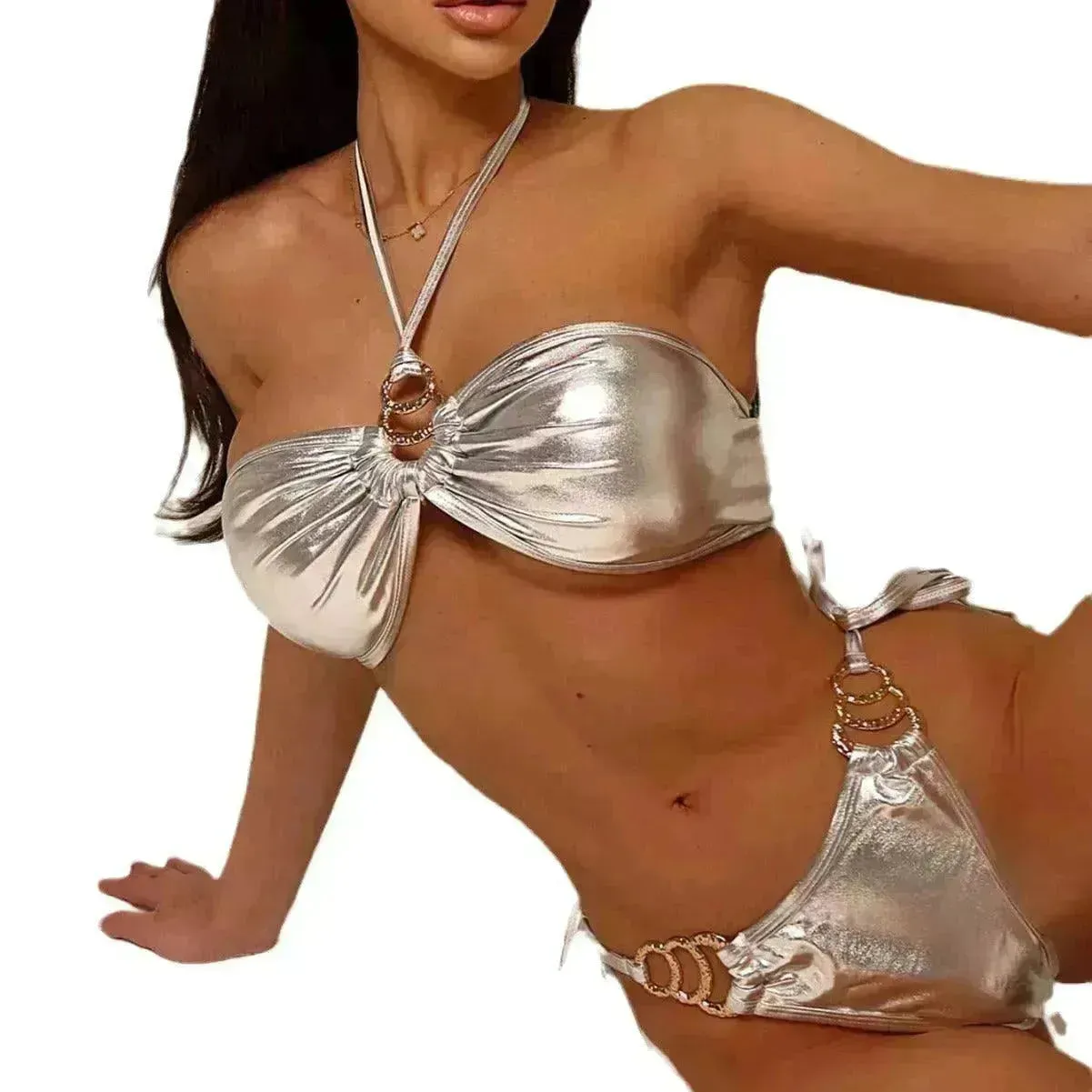 Charming Shiny Women's Swimsuit Charming