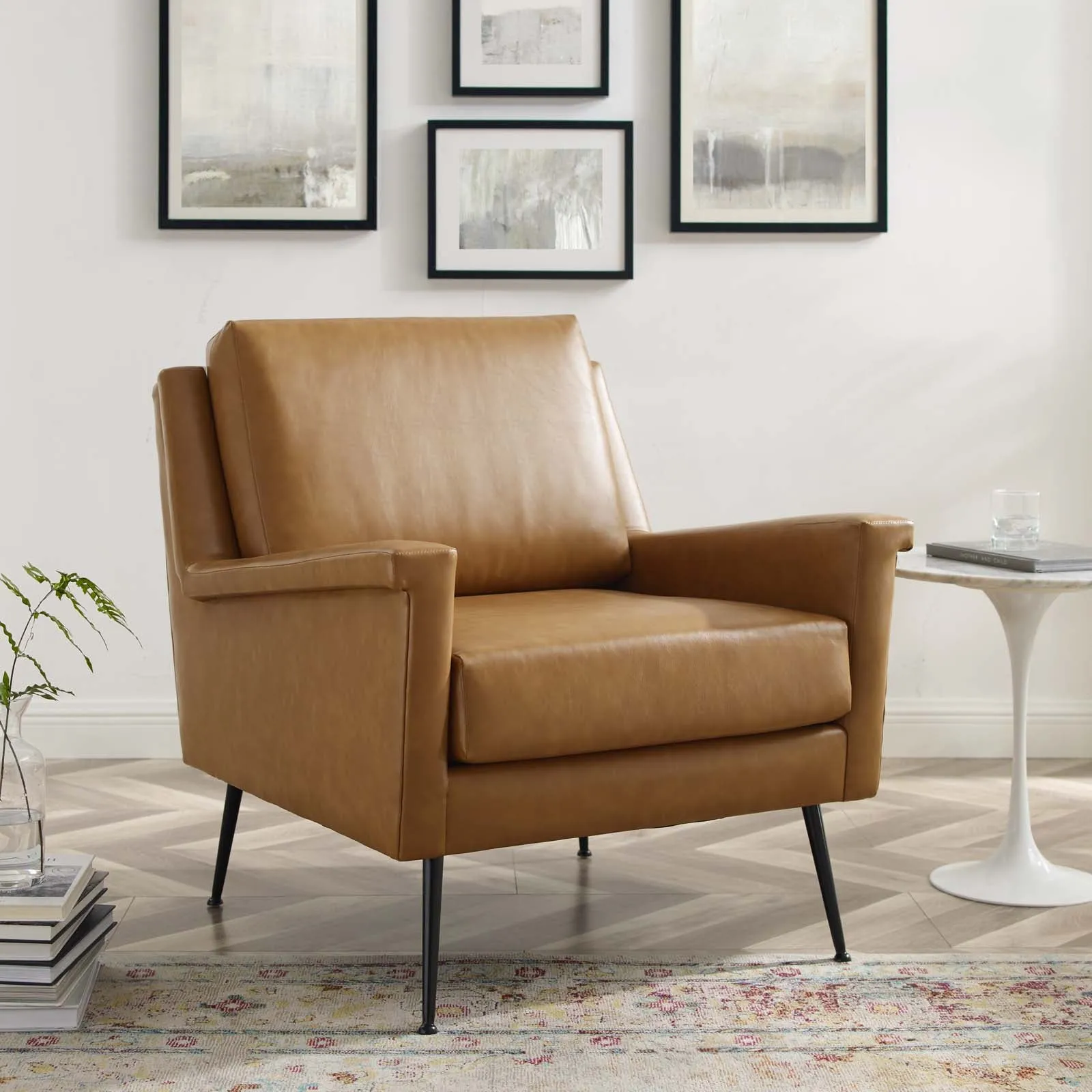 Chesapeake Vegan Leather Armchair