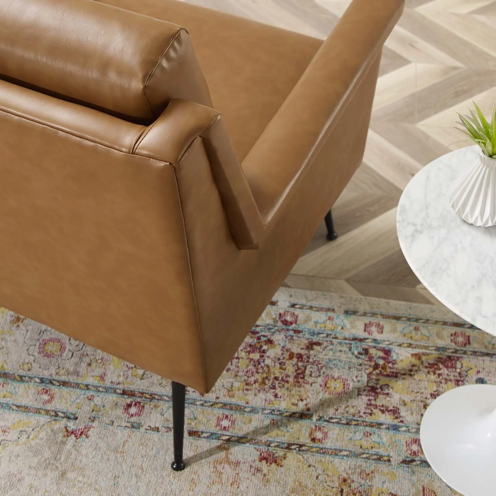 Chesapeake Vegan Leather Armchair