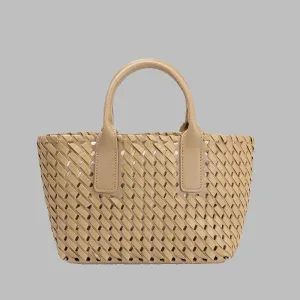 Chloe Tan Small Top Handle Bag