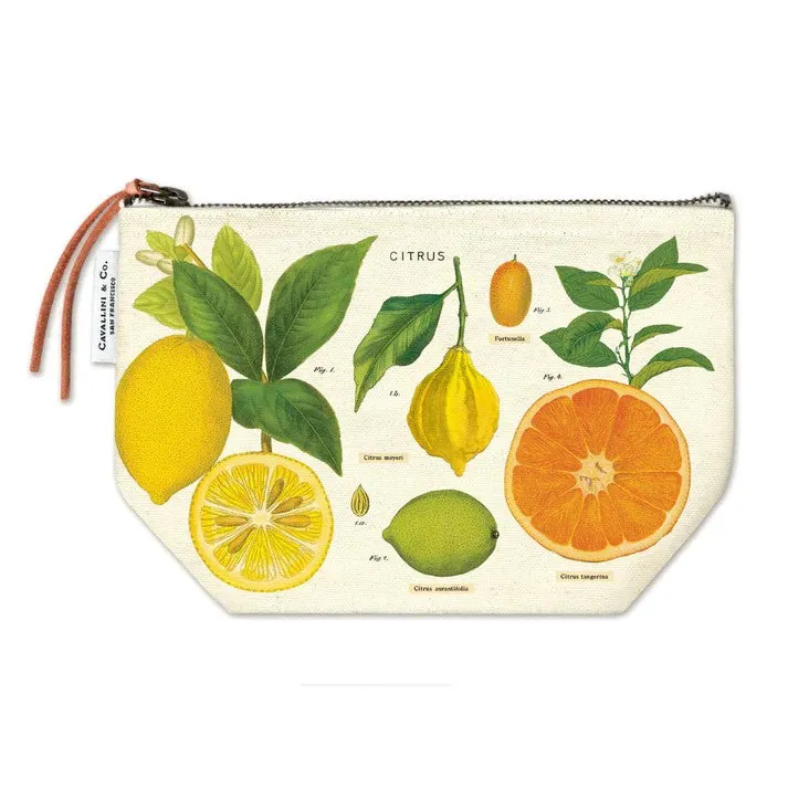 CITRUS ZIPPER POUCH