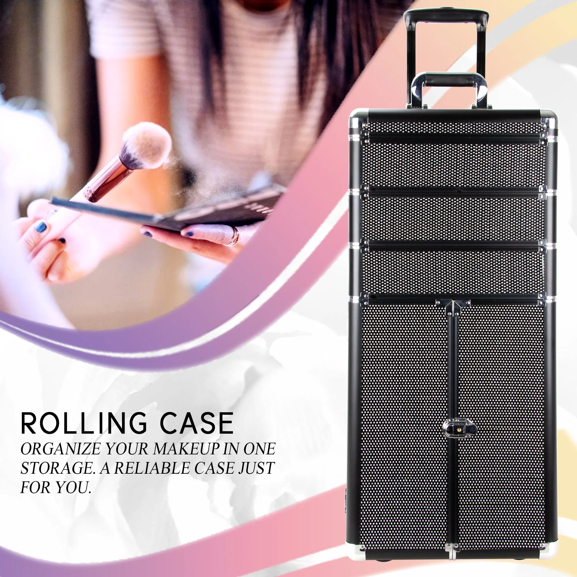 Colonne Rolling Makeup Case by VER Beauty - VT007
