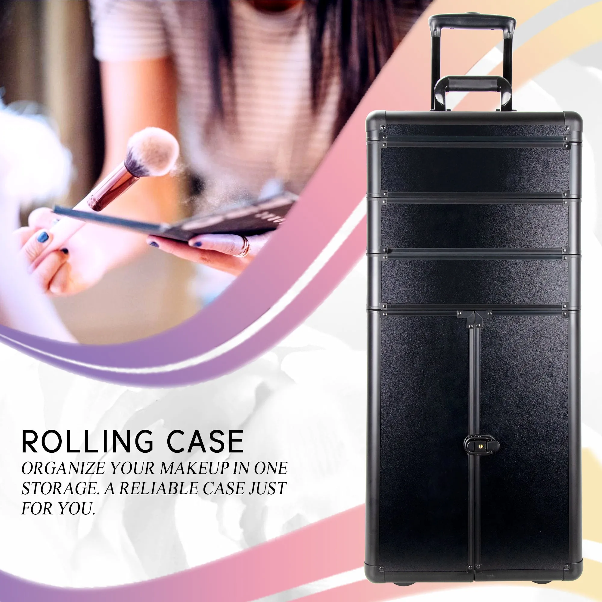 Colonne Rolling Makeup Case by VER Beauty - VT007
