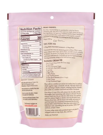 Cornstarch by Bob's Red Mill 510g