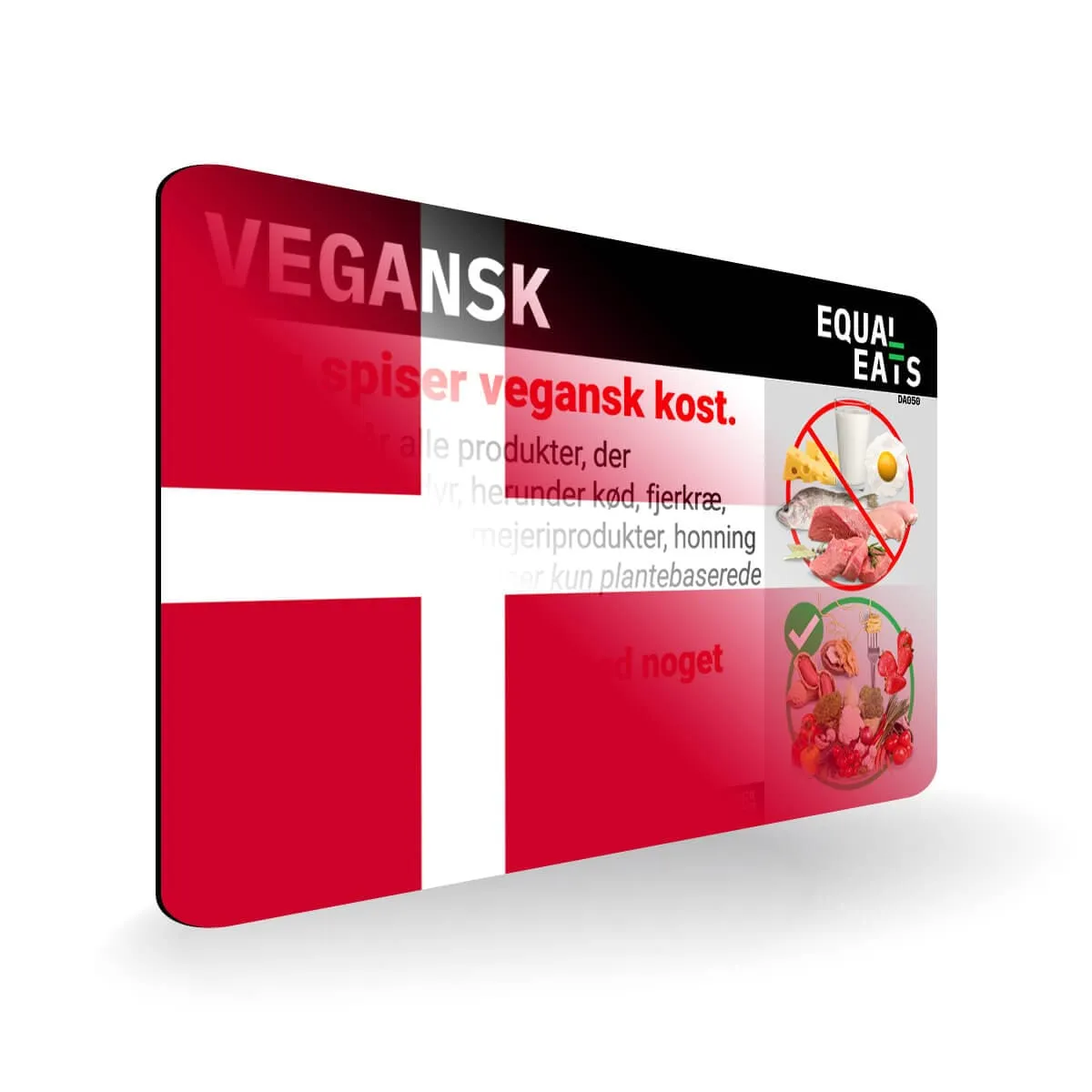Danish Vegan Card