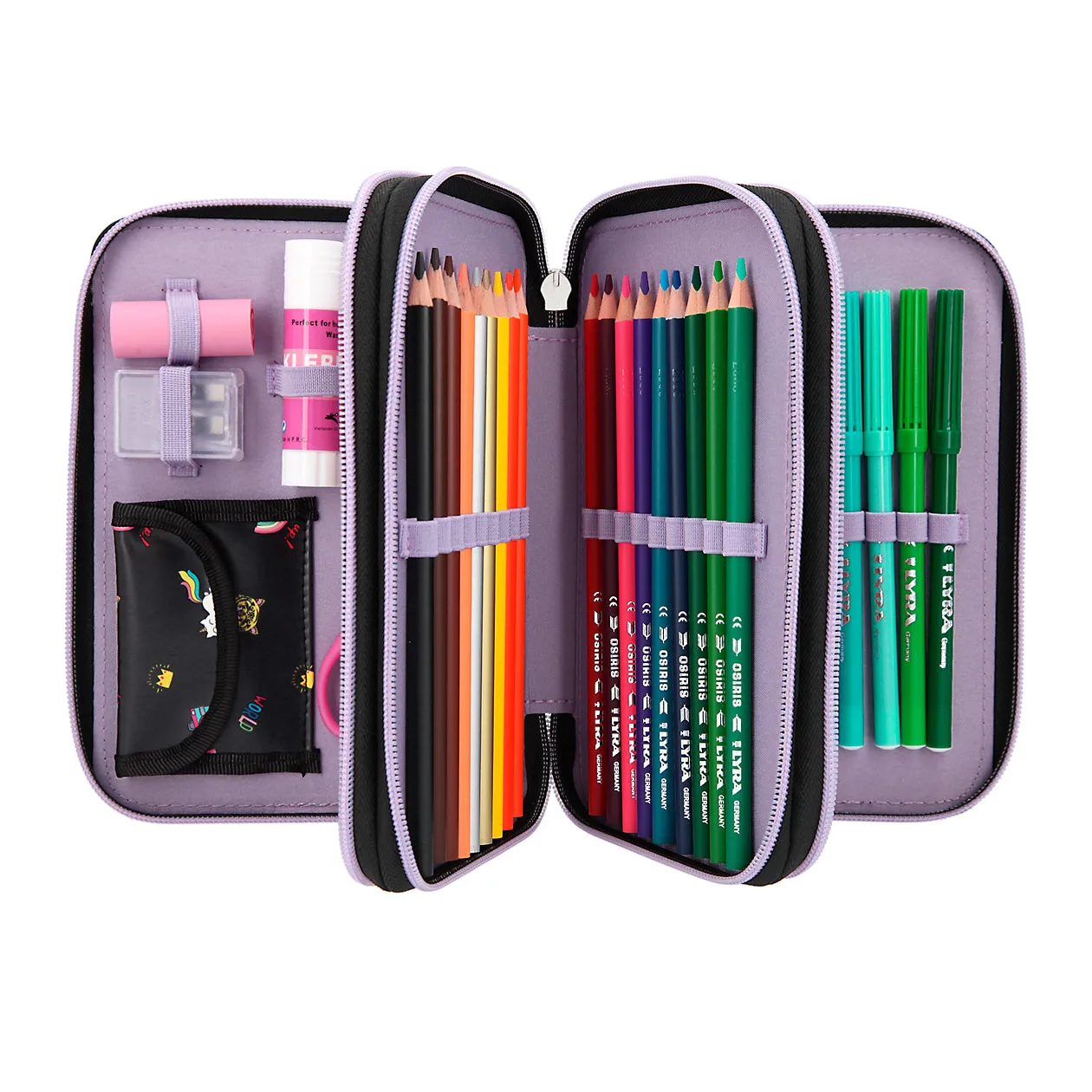 Depesche Topmodel Triple Pencil Case Girl
