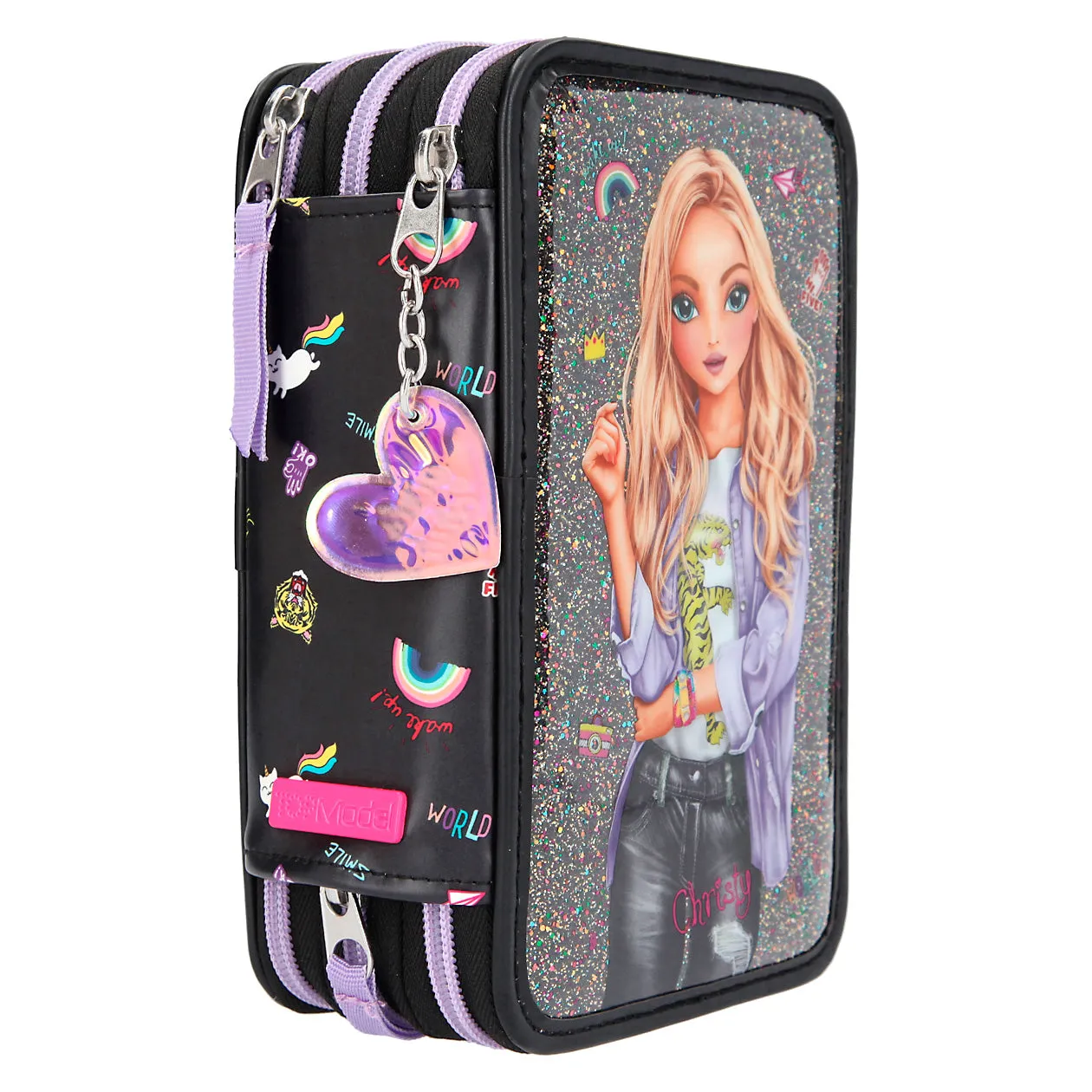 Depesche Topmodel Triple Pencil Case Girl
