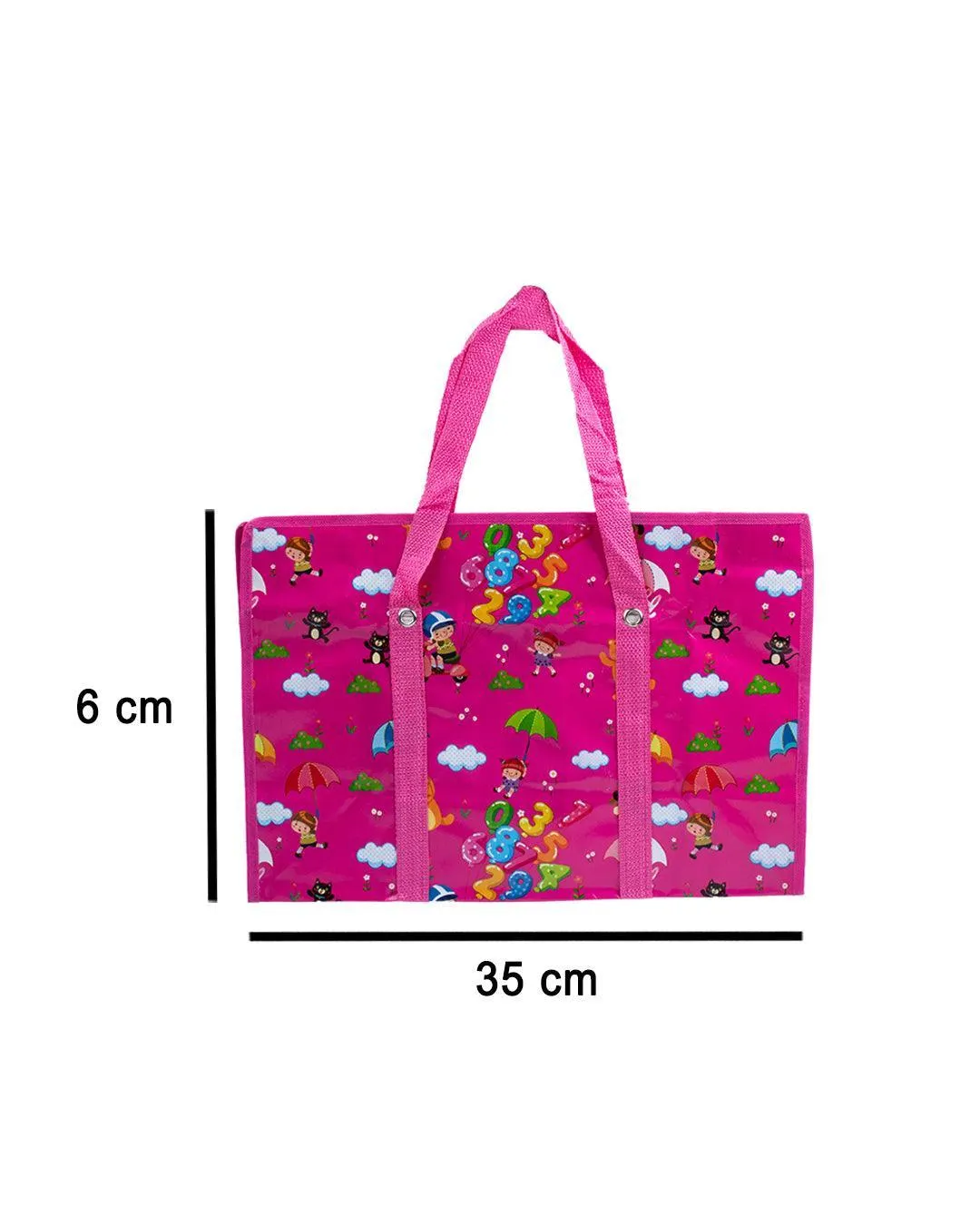 Donati Shopping Bag, Pink, Plastic