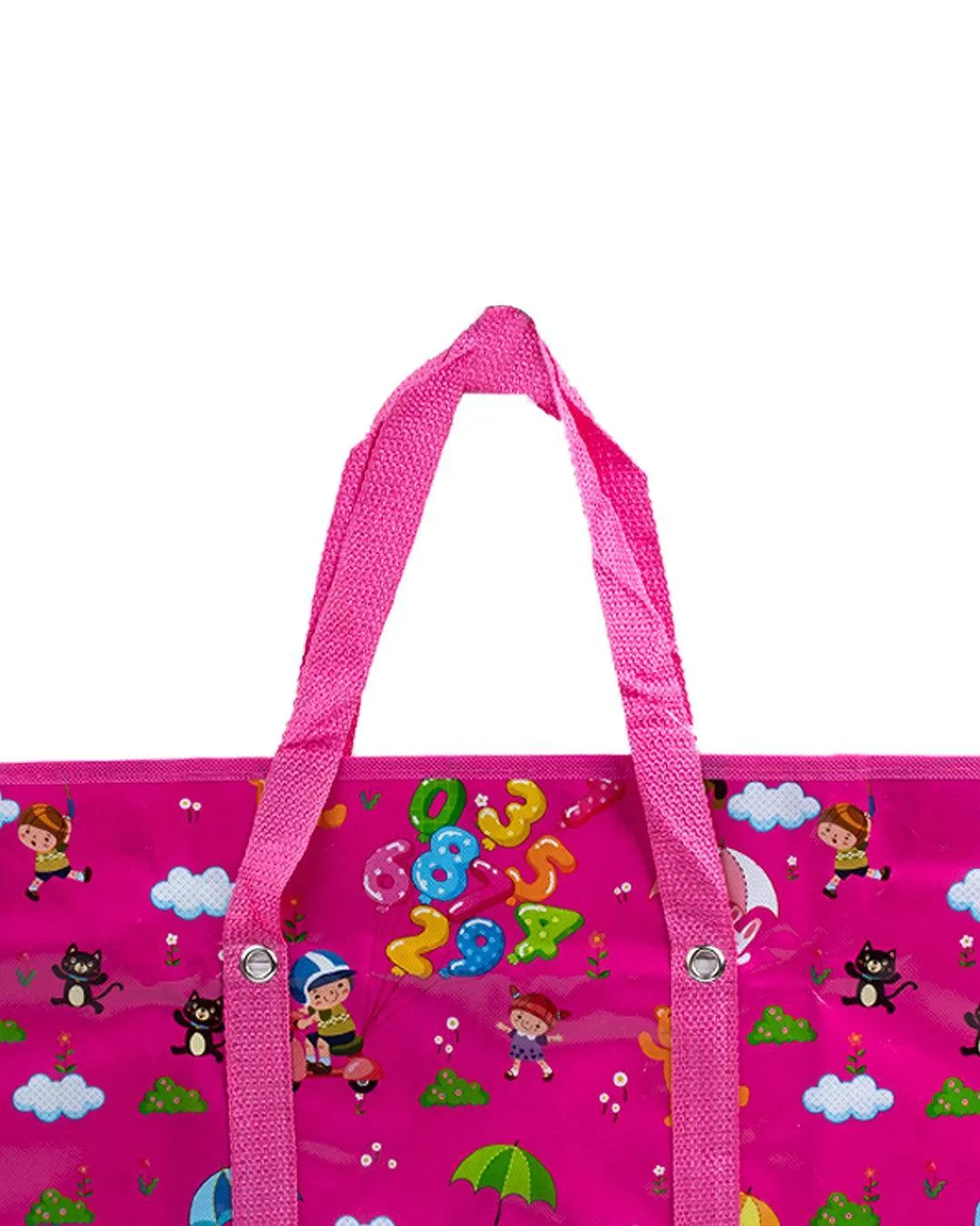 Donati Shopping Bag, Pink, Plastic