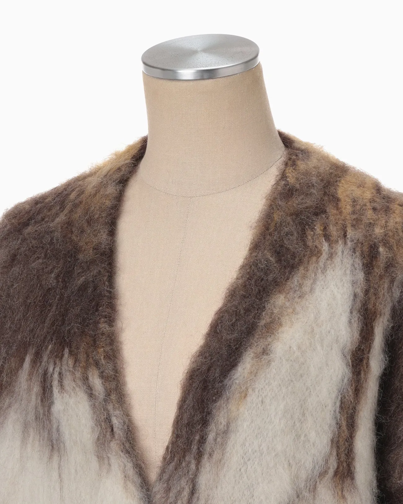 Drip Mohair Knit Cardigan