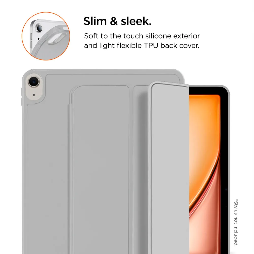 Eiger Storm 250m Stylus Case for iPad Air 11 (2024)/ Air (2022) in Light Grey