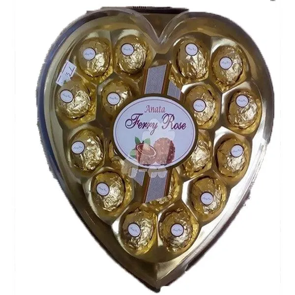 FERRY ROSE CHOCOLATE SQUARE 16PCS 200GM