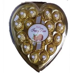 FERRY ROSE CHOCOLATE SQUARE 16PCS 200GM