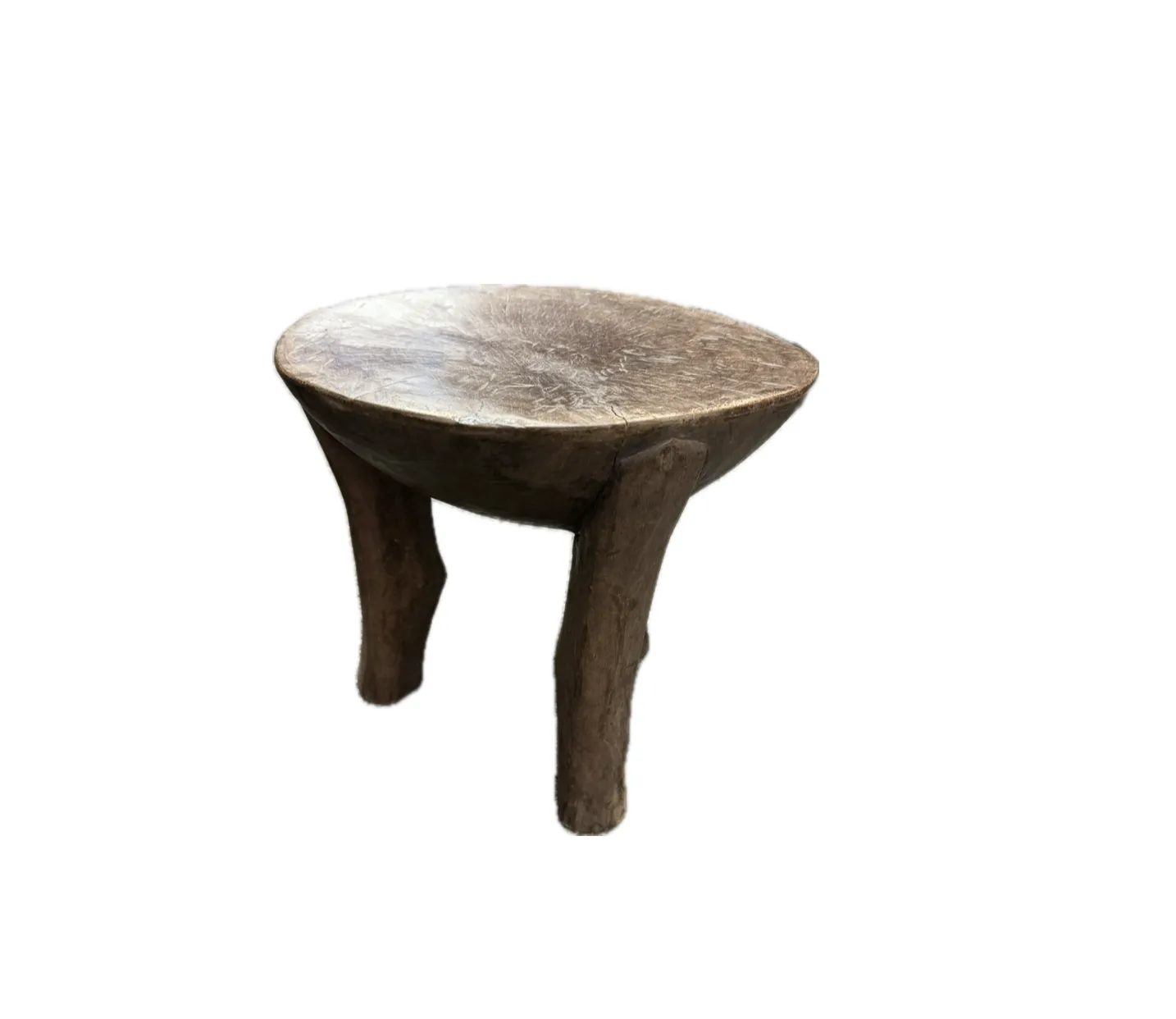 Found African Stools, three sizes
