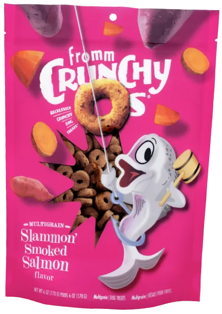 FROMM Dog Crunchy O's SLAMMON' SMOKED SALMON FLAVOR