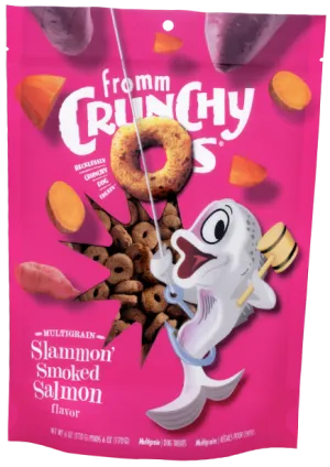 FROMM Dog Crunchy O's SLAMMON' SMOKED SALMON FLAVOR
