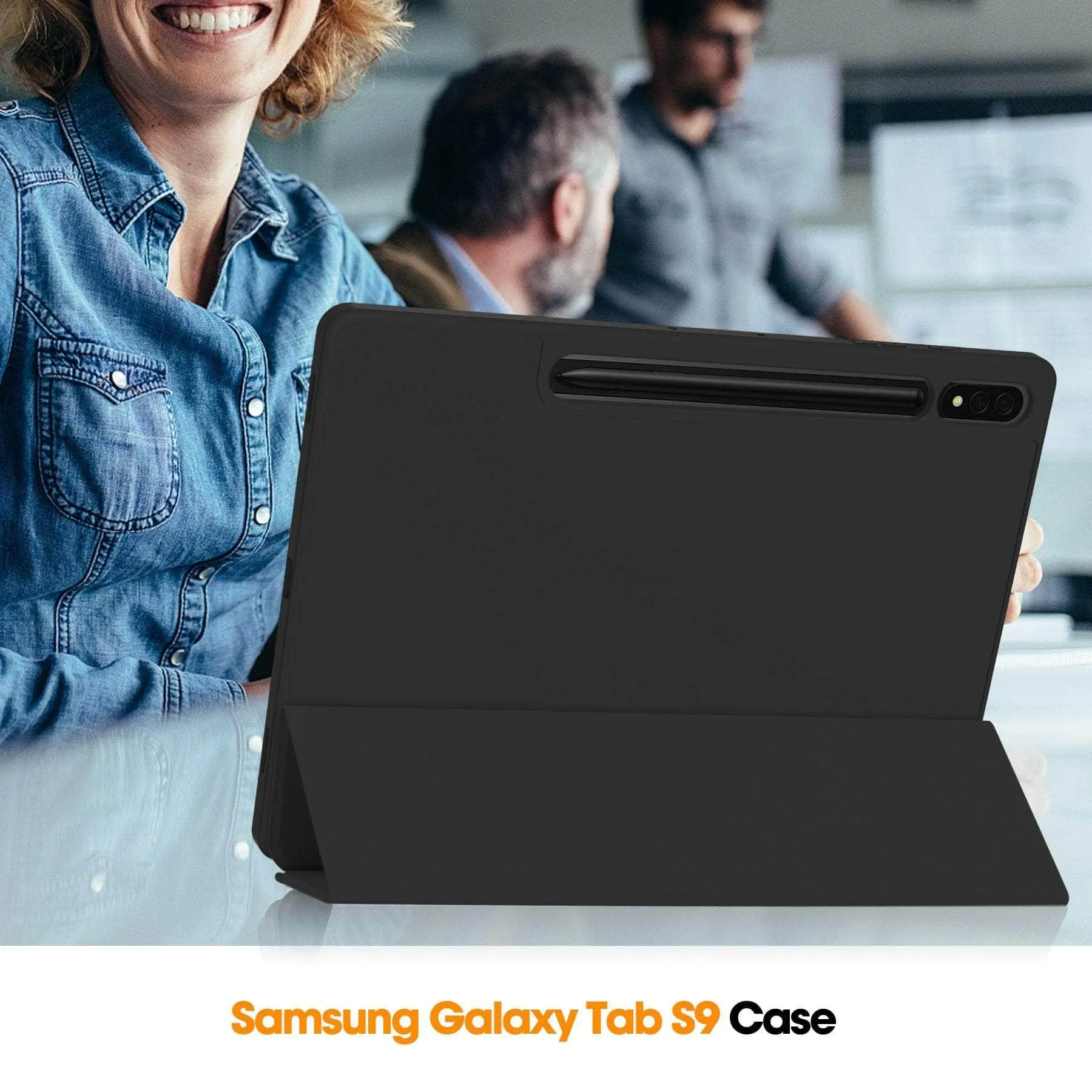 Galaxy Tab S9 Ultra Smart Case Pencil Holder