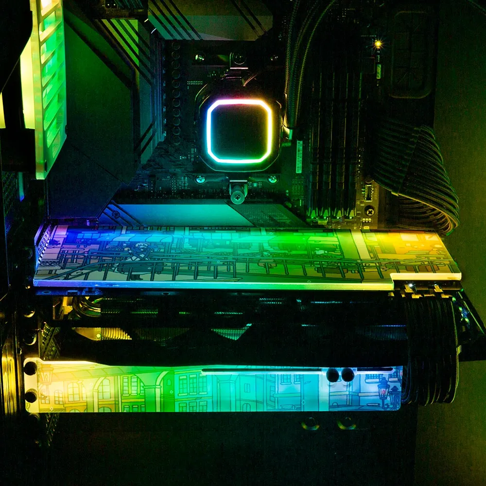 Ghostwriter RGB GPU Backplate