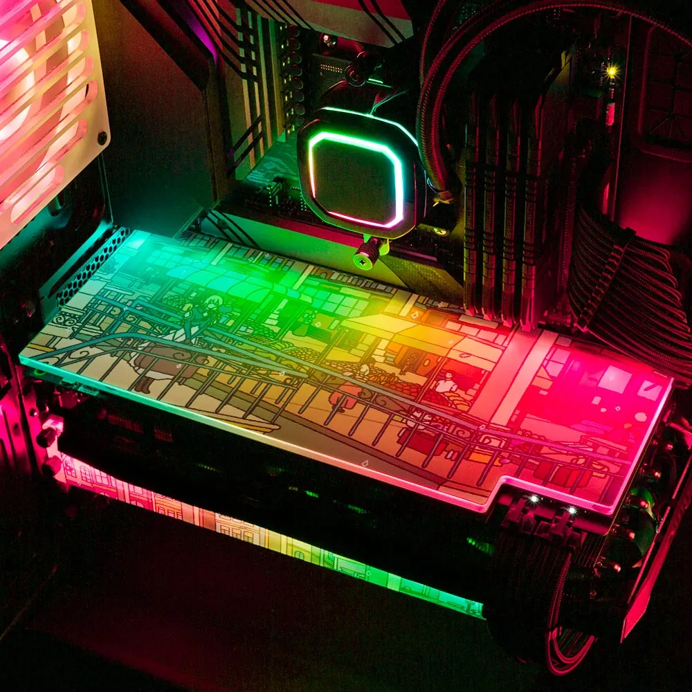 Ghostwriter RGB GPU Backplate