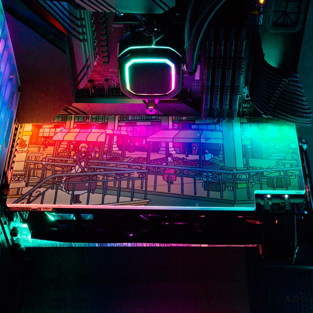 Ghostwriter RGB GPU Backplate