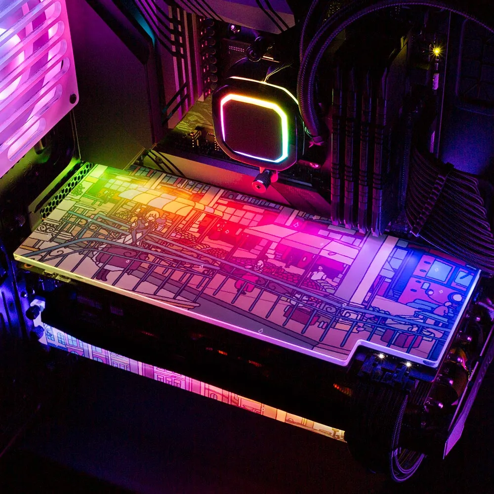 Ghostwriter RGB GPU Backplate