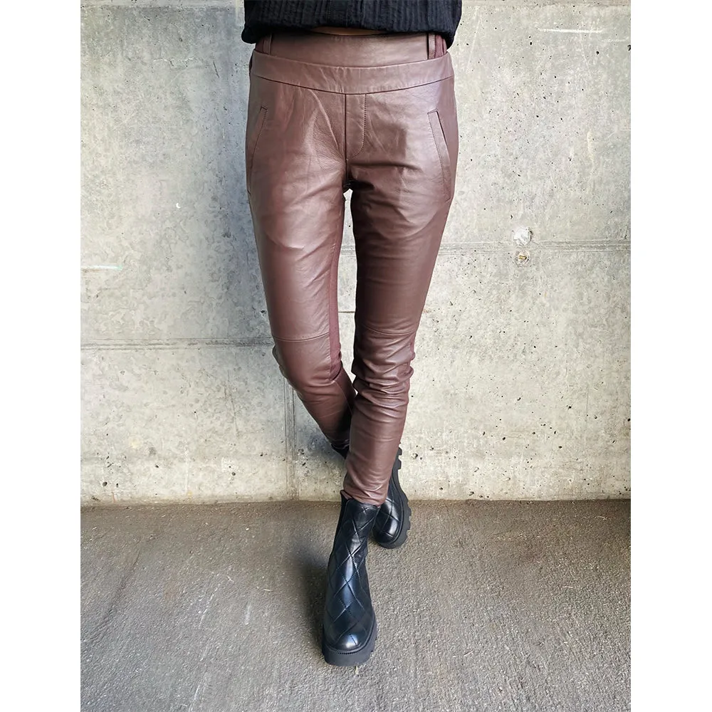 Gia sofie leather pant shopping bag
