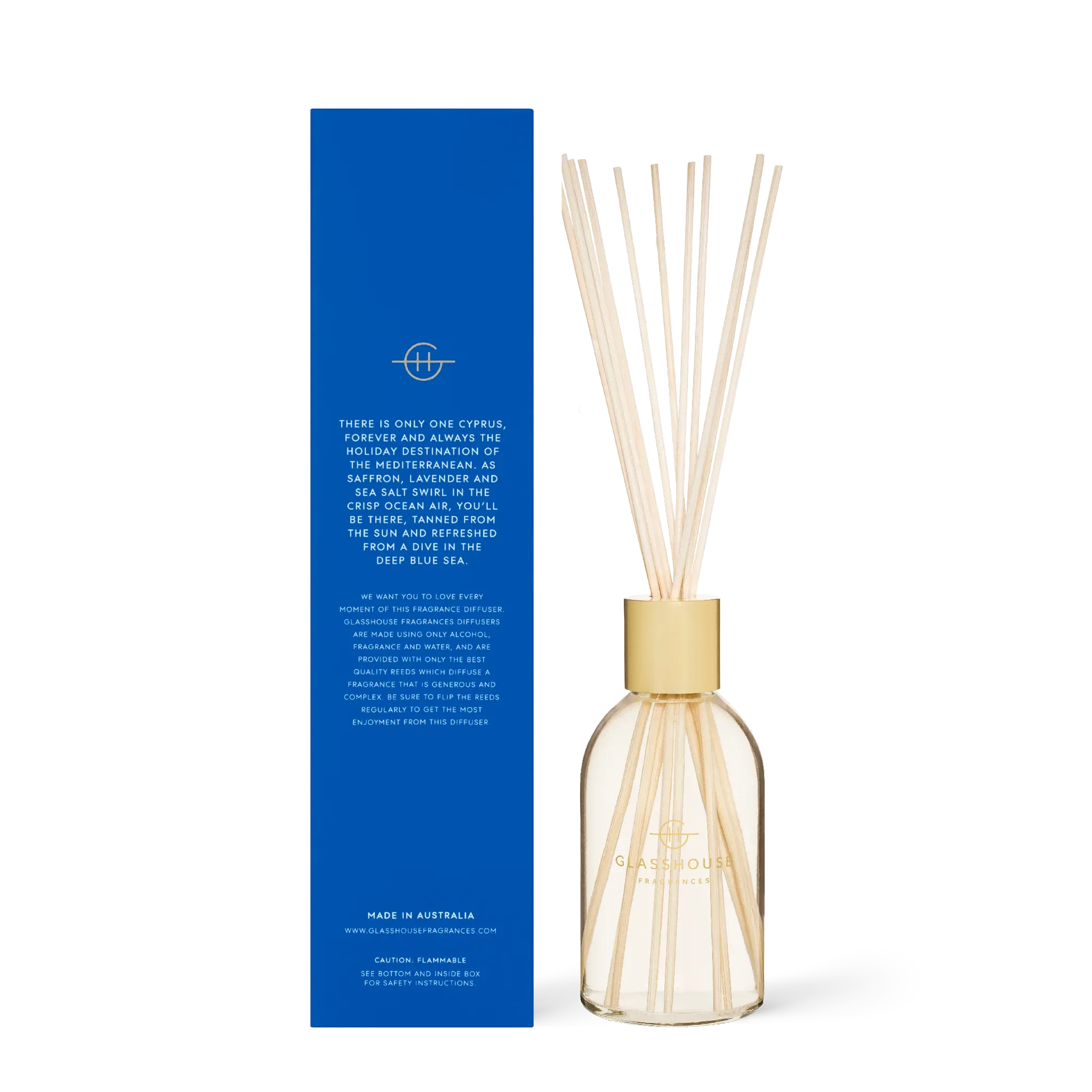 Glasshouse Fragrances Diving into Cyprus Diffuser
