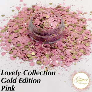 Glitter Boutique Lovely Collection Gold Edition - Pink