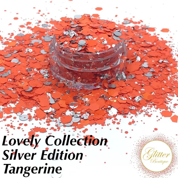 Glitter Boutique Lovely Collection Silver Edition - Tangerine