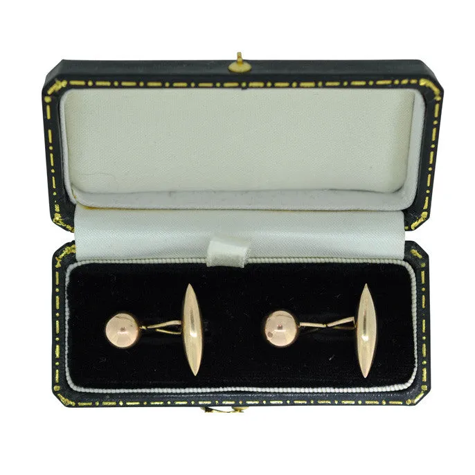 Gold Cuff Links