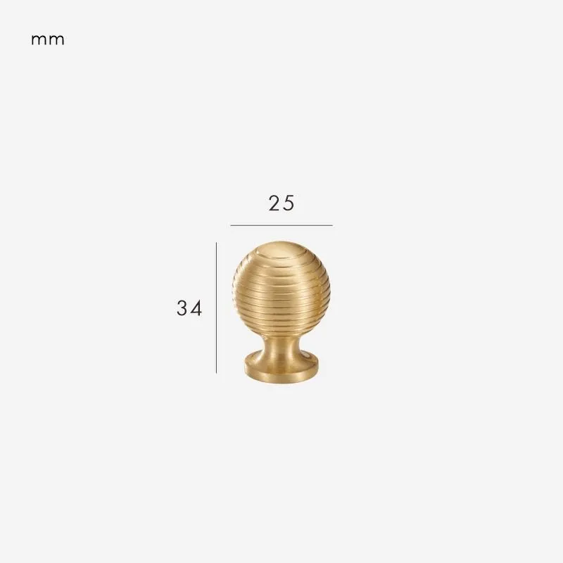 GREPP Solid Brass Knob