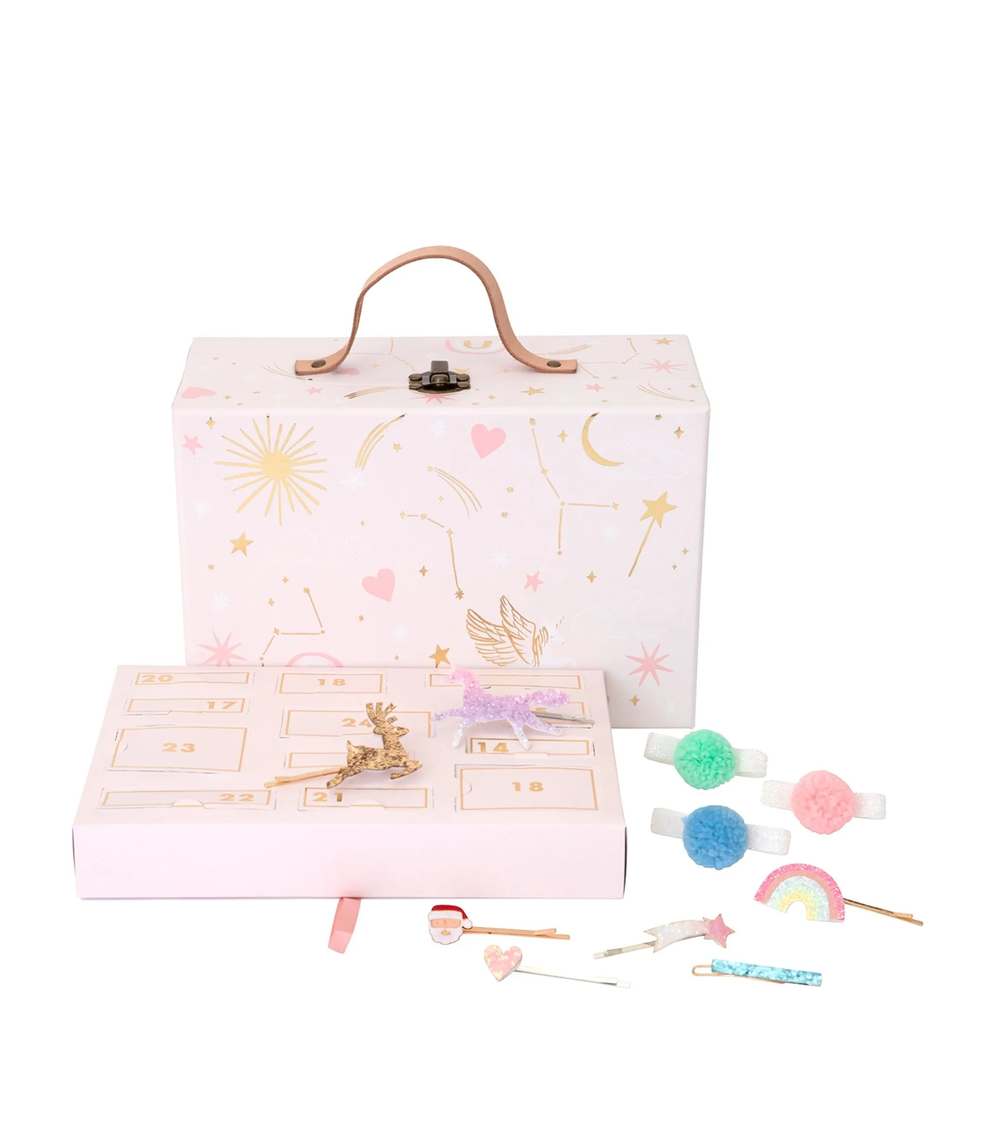 Hair Accessory Advent Calendar Suitcase