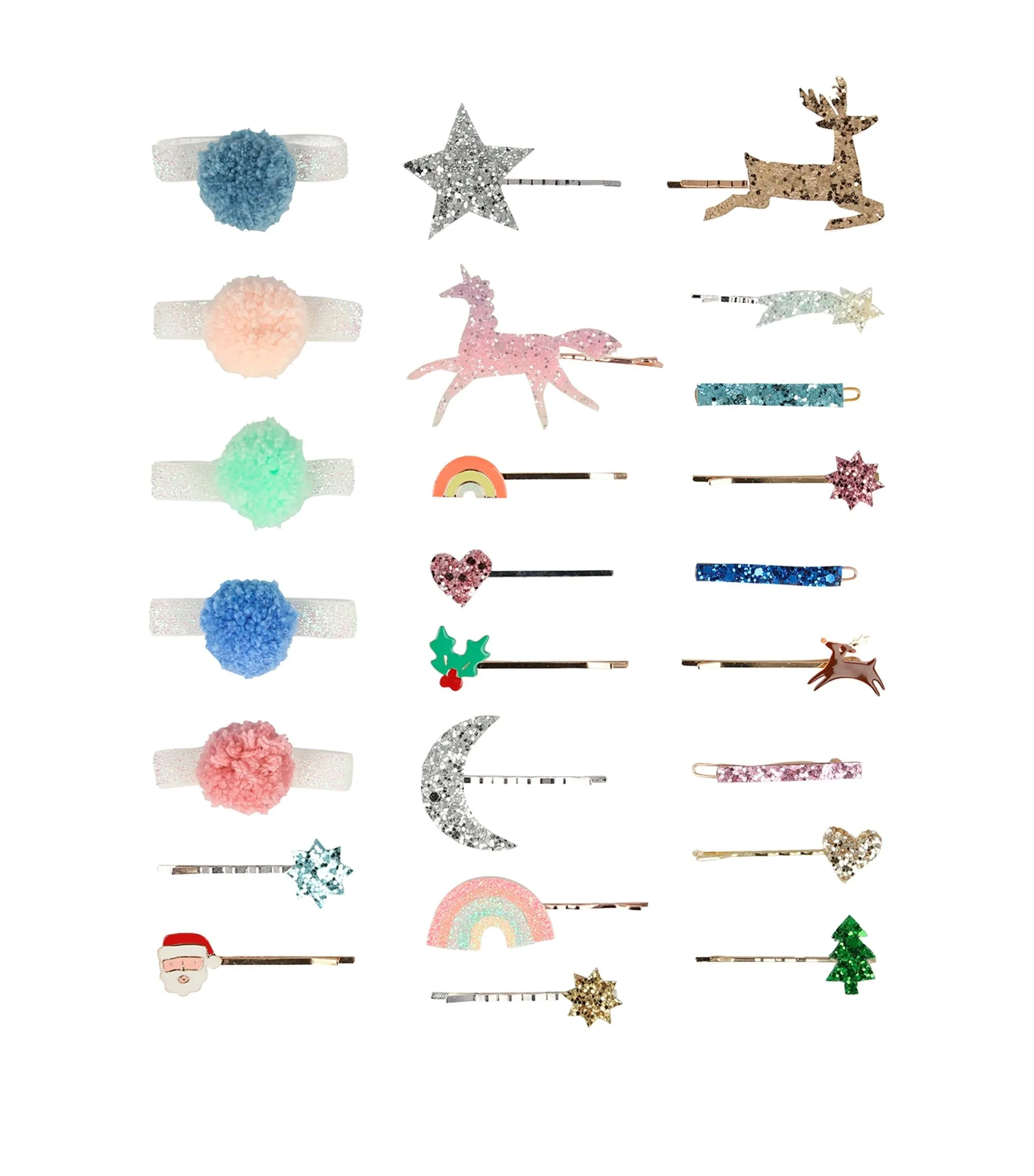 Hair Accessory Advent Calendar Suitcase