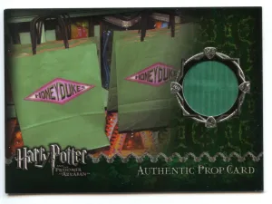 Harry Potter and the Prisoner of Azkaban Honeydukes Bag Prop Card HP #187/434