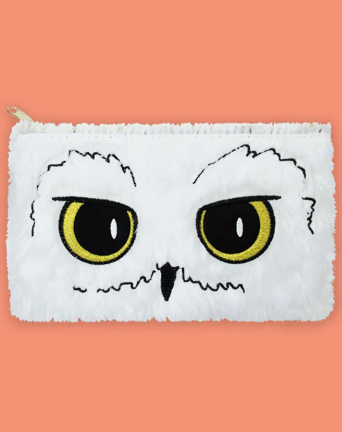 Harry Potter Hedwig Owl Plush School Stationary Pencil Case