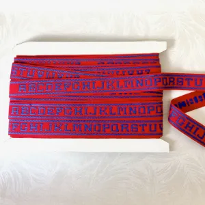 Heavy Canvas Belting Strap with Alphabet