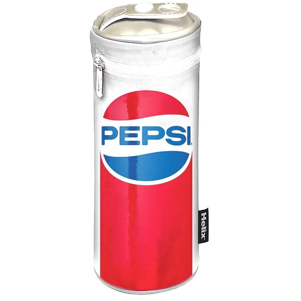 Helix Pepsi Pencil Case White 2 Pack