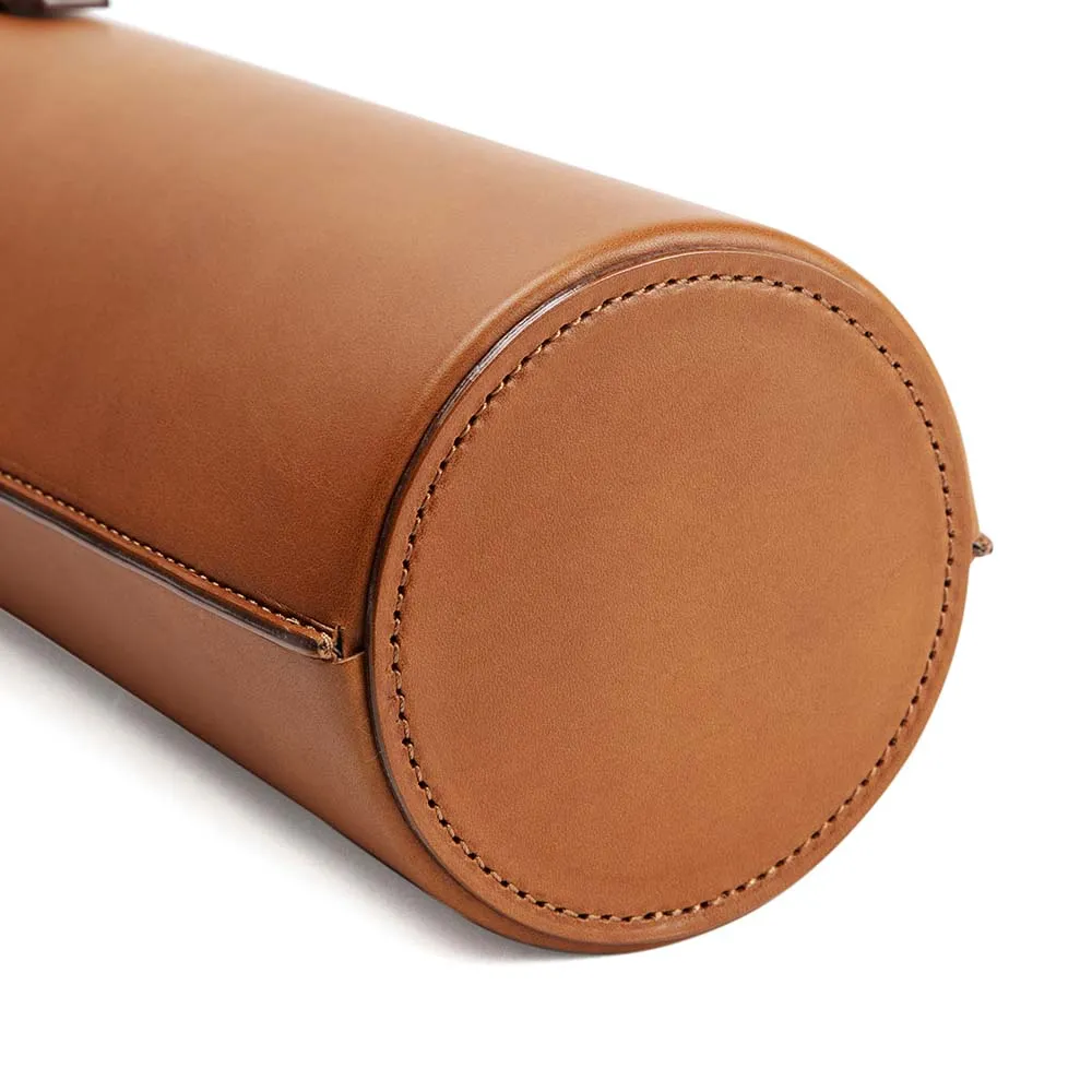 Home Collection Leather Bottle Carrier