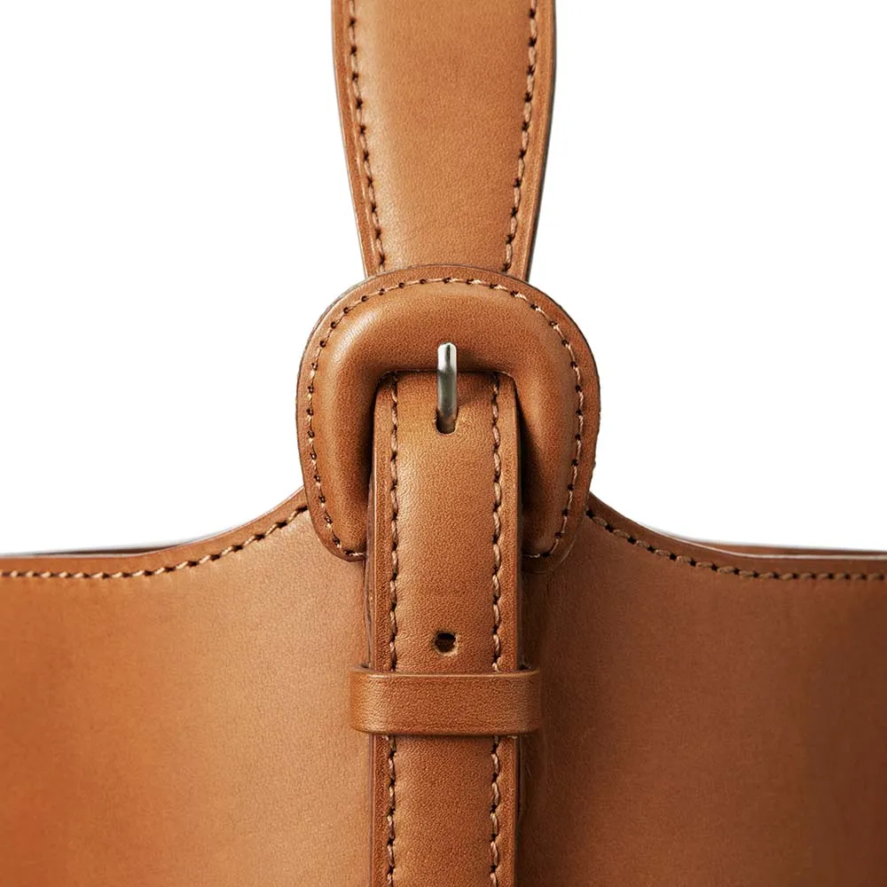 Home Collection Leather Bottle Carrier