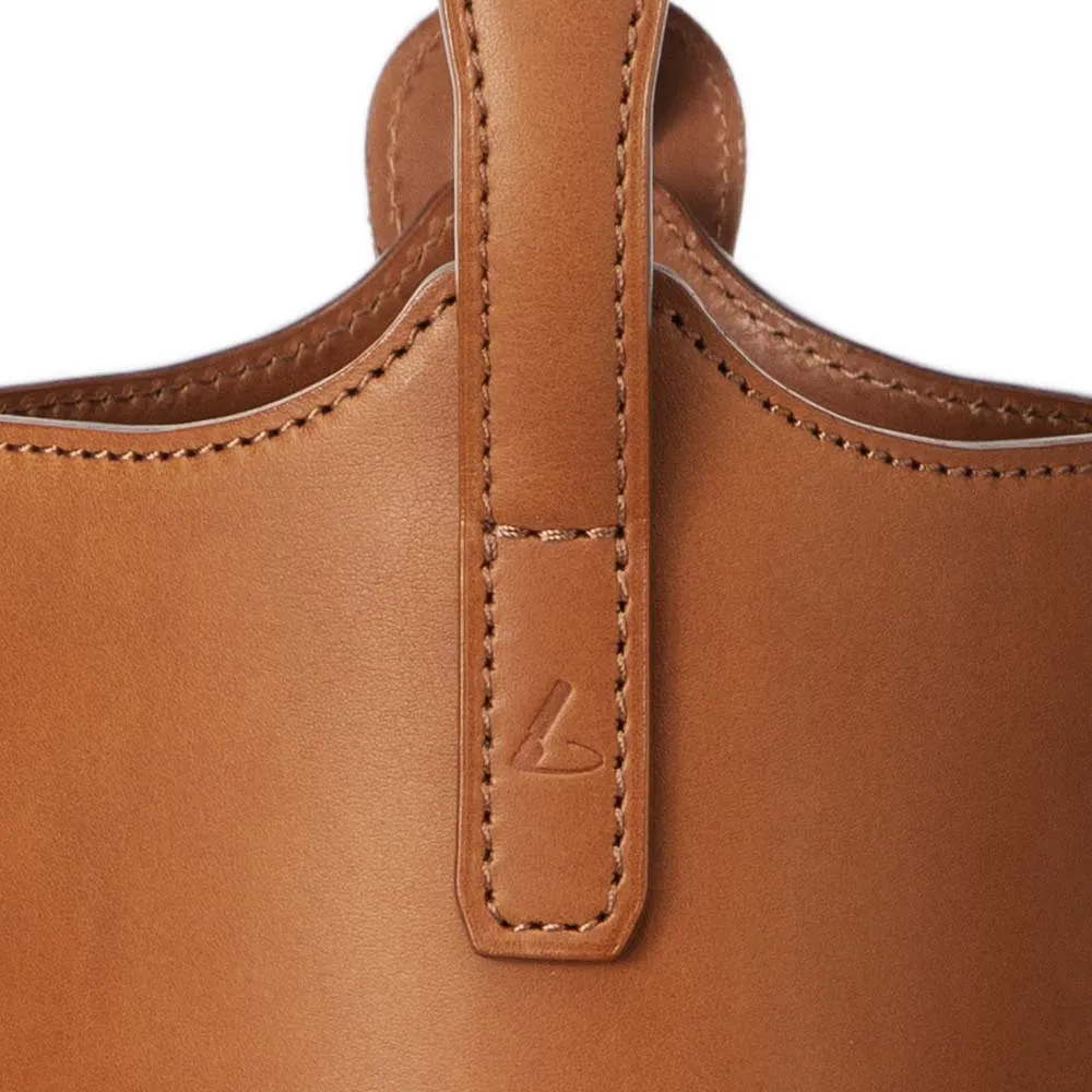 Home Collection Leather Bottle Carrier