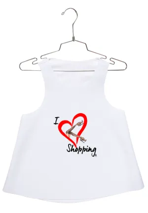I Love Shopping SE Racerback