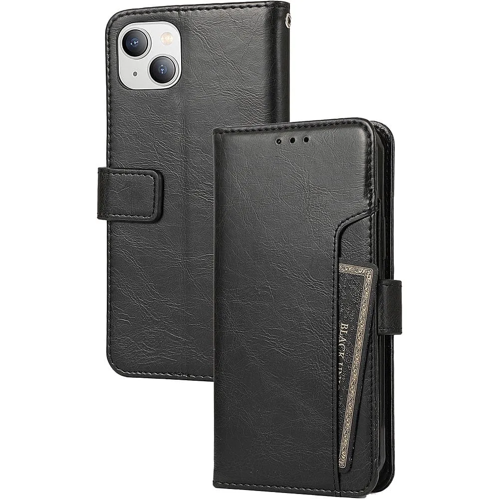 Indy Series Leather Wallet Case - iPhone 14 Plus