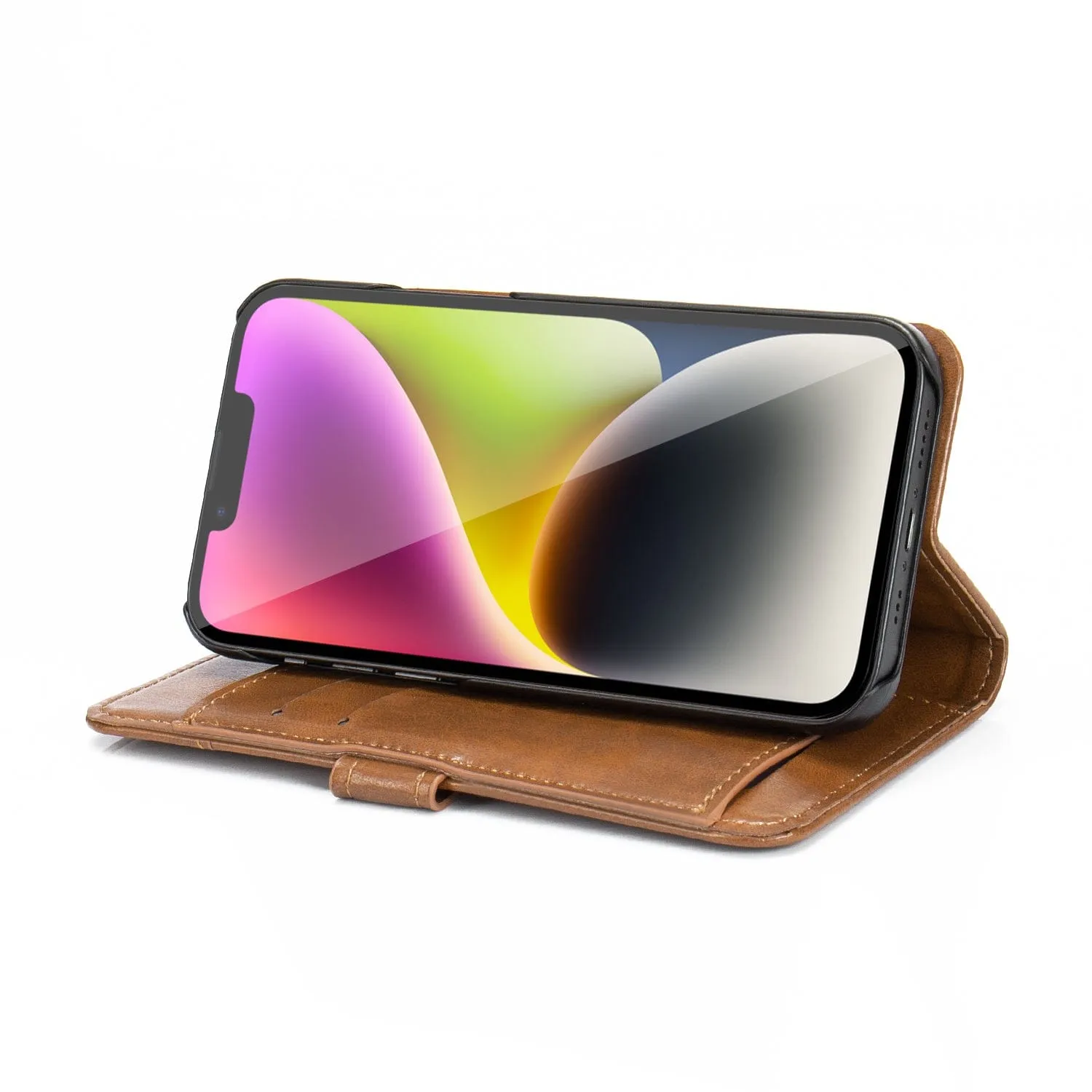 Indy Series Leather Wallet Case - iPhone 14 Plus