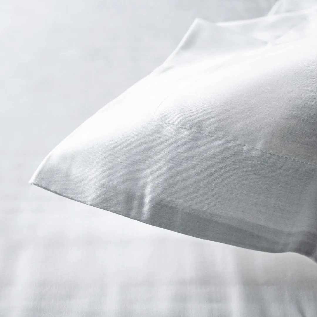 Jean Perry 100% Combed Cotton Sateen Hotel Series Luxury White 2pcs Pillow Case - 1000TC