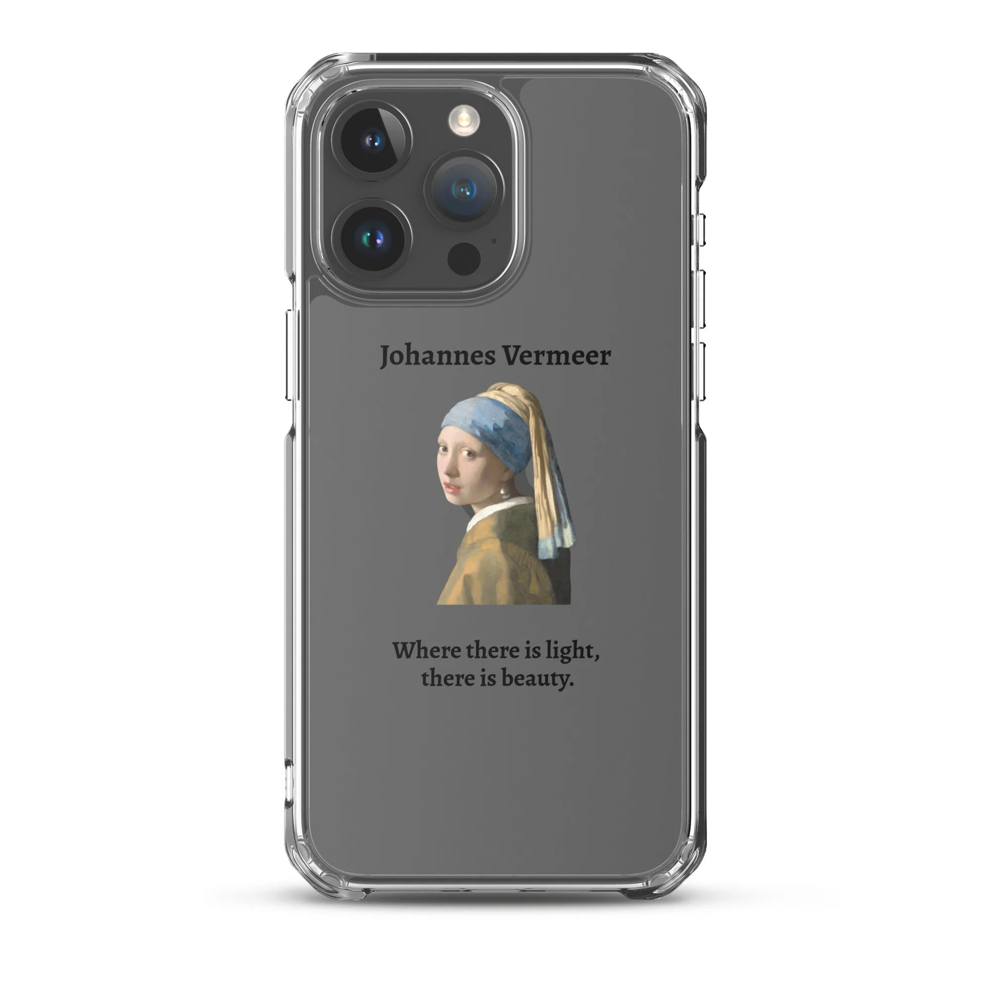 Johannes Vermeer Girl With a Pearl Earring Clear iPhone® Case