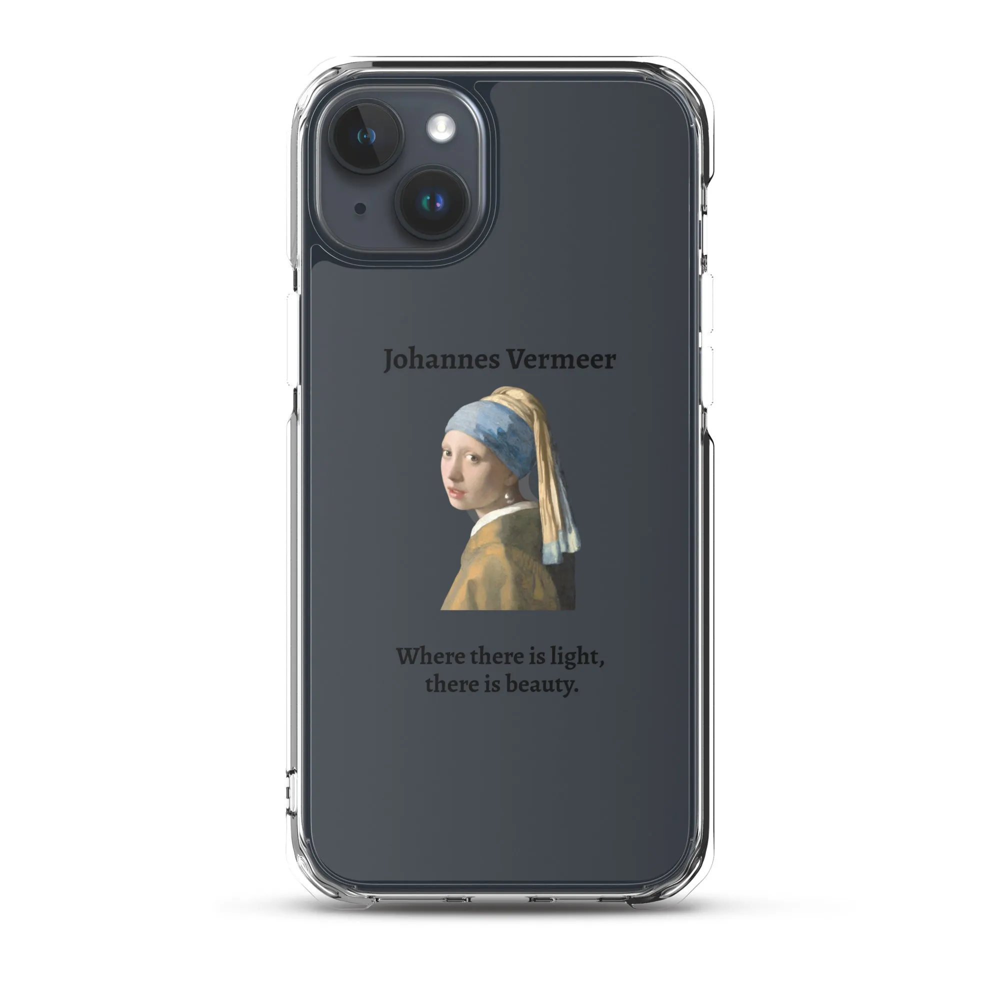 Johannes Vermeer Girl With a Pearl Earring Clear iPhone® Case